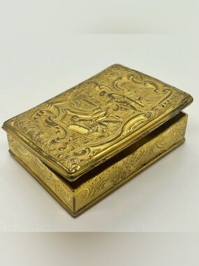 Antique Gilt Snuff Box